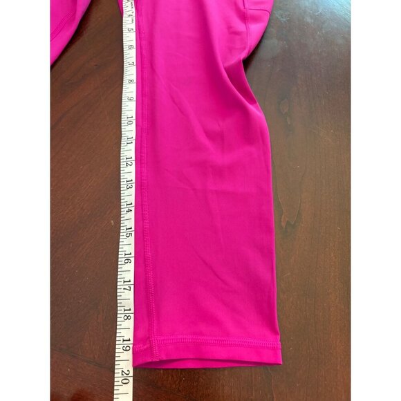 Gap Fit Magenta Sculpt Revolution Cropped Leggings Size Medium Neon Pink - Picture 10 of 11